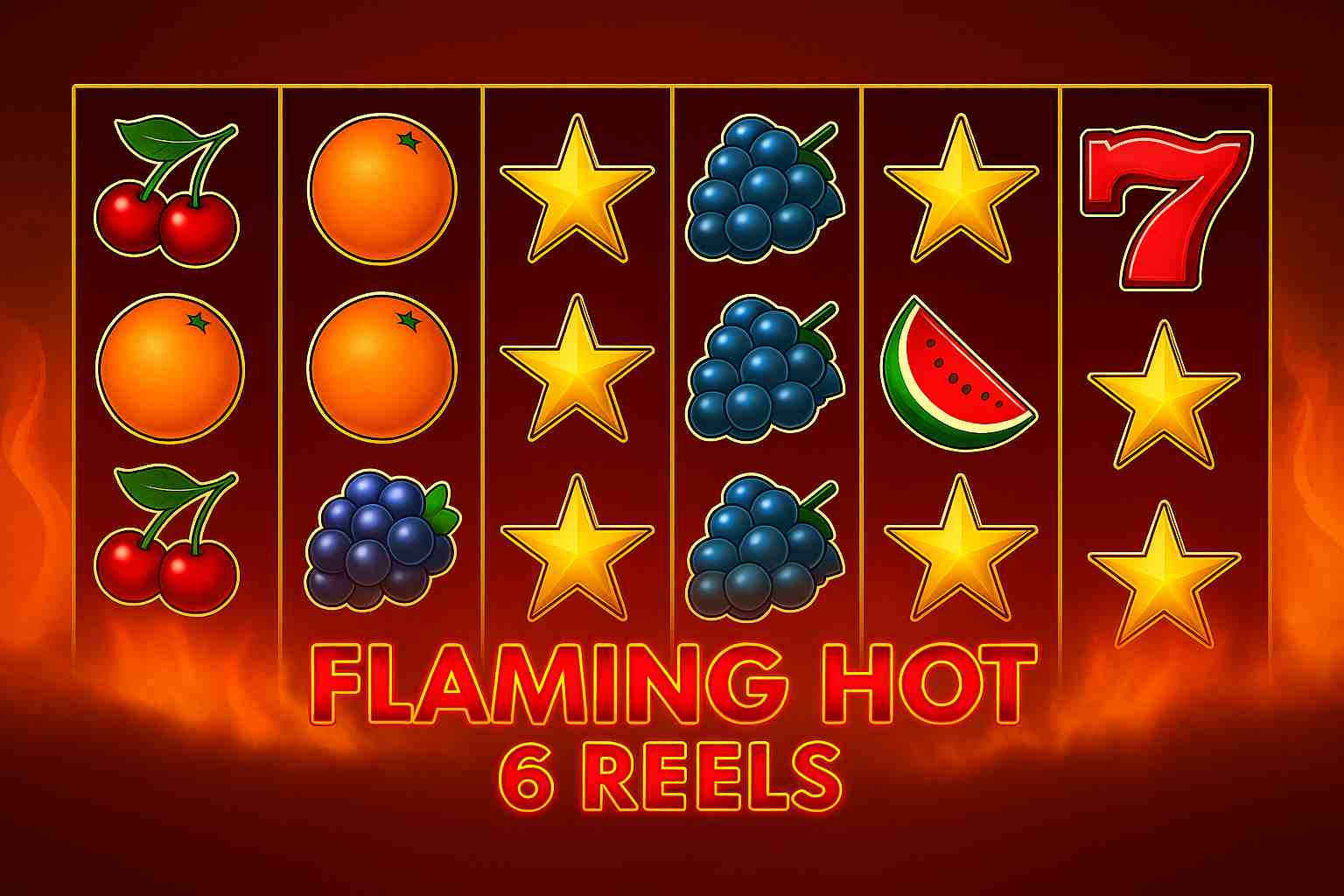 Flaming Hot 6 Reels – Казино Слот Игра от EGT
