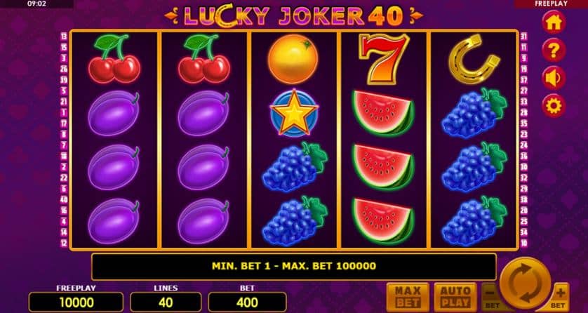 Lucky Joker 40 – Казино Слот Игра от EGT/Amusnet