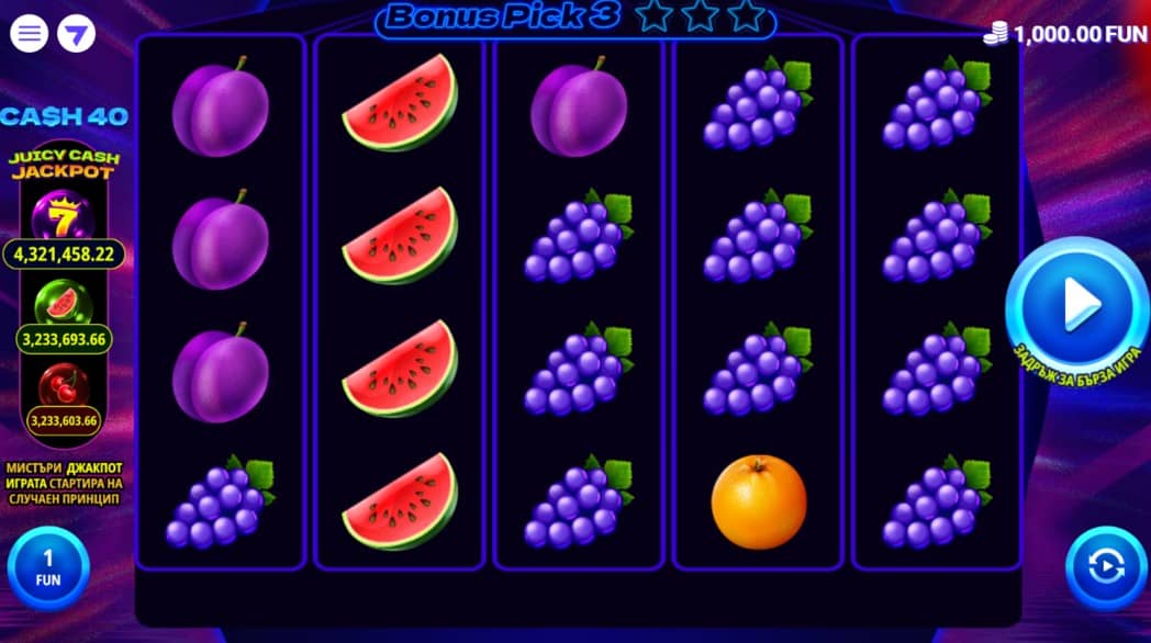 Cash 40 – 7777 Gaming казино слот с безплатно демо