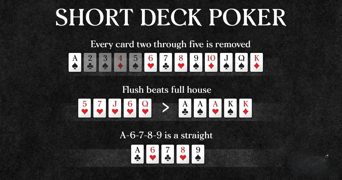 Научи какво е и как се играе 6+ Hold’em (Short Deck Poker) – правила, залагане, сила на покер ръцете и основите на Six Plus Hold’em за начинаещи. 