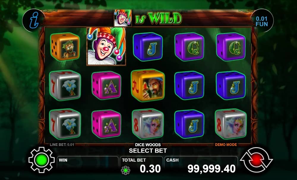 Dice Woods е Dice слот от CT Interactive с 30 линии, каскадни печалби, Wild, Scatter, Gamble функция и максимум до 1000x залога.