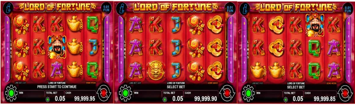 Lord of Fortune е казино слот на CT Interactive с 5 барабана, 5 линии, Wild символ, два Scatter символа и максимална печалба до 3000x залога. 