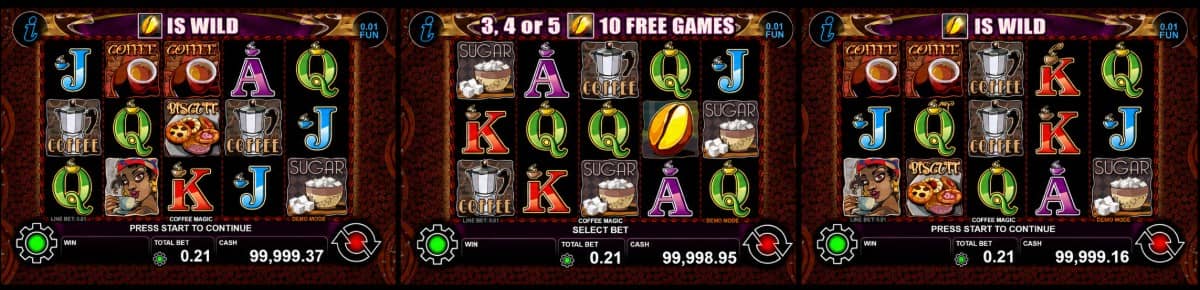 Разгледайте ревю на Coffee Magic от CT Interactive – Free Games, Expanded Wild, Scatter, Gamble функция и печалба до 5000x залога.