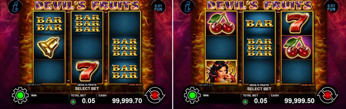 Разгледайте ревю на Devil's Fruits от CT Interactive – Wild символ с x2 множител, Gamble функция и печалба до 1500x залога.