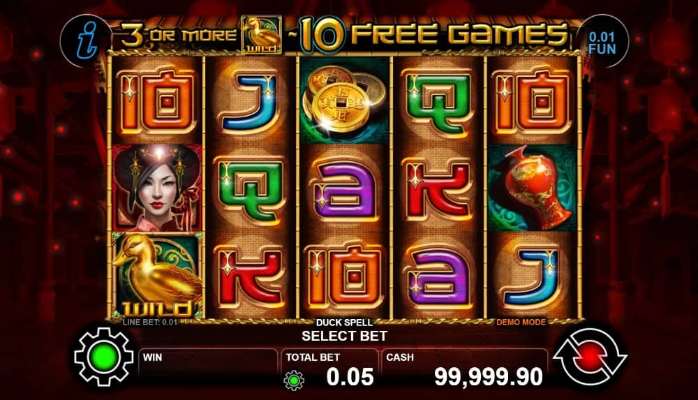 Разгледайте Duck Spell от CT Interactive – азиатски слот с Wild символ, безплатни завъртания, Gamble функция и максимална печалба до 1000x залога. Разгледайте Duck Spell от CT Interactive – азиатски слот с Wild символ, безплатни завъртания, Gamble функция и максимална печалба до 1000x залога.