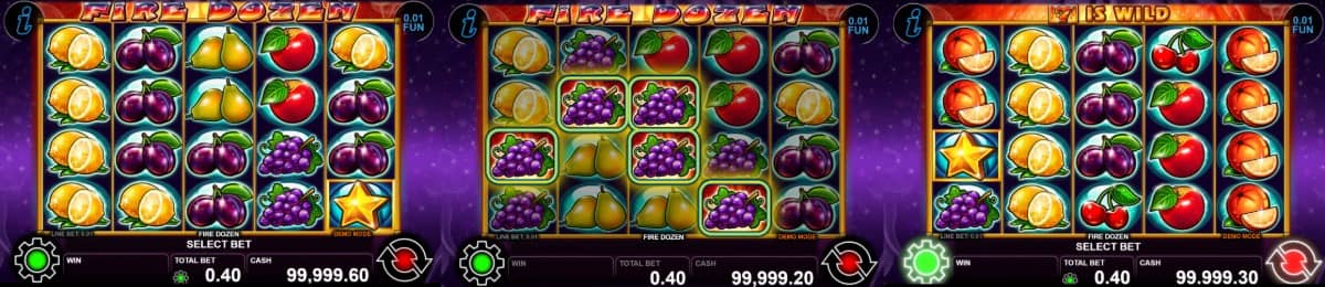 Ревю на Fire Dozen от CT Interactive – плодов слот с 5 барабана, 40 линии, Wild, Scatter, Gamble функция и печалба до 750x. Ревю на Fire Dozen от CT Interactive – плодов слот с 5 барабана, 40 линии, Wild, Scatter, Gamble функция и печалба до 750x.