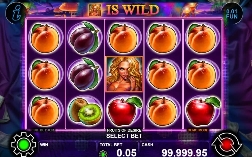Ревю на Fruits of Desire от CT Interactive – Expanded Wild, Scatter символи, Gamble функция и максимална печалба до 3000x залога.