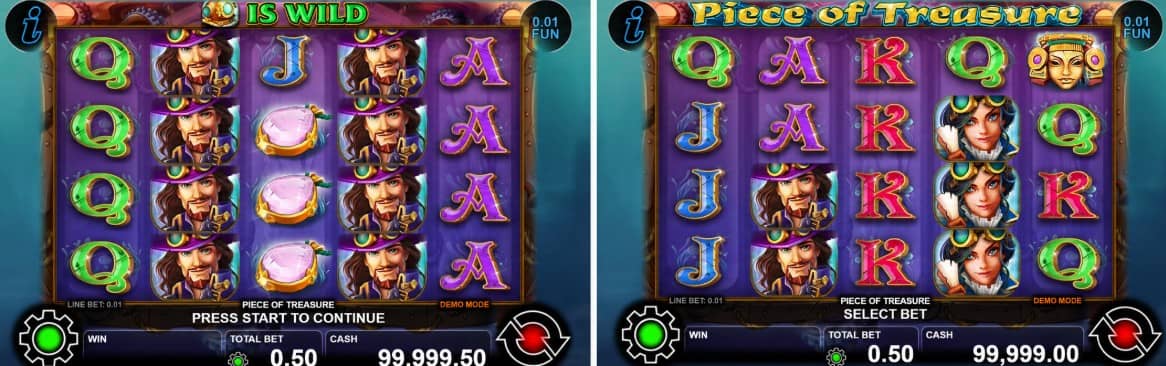 Ревю на Piece of Treasure от CT Interactive – приключенски слот с 5 барабана, 40 линии, Wild, Free Games и печалба до 1000x.