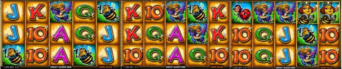 Ревю на Great Queen Bee от CT Interactive – 5 барабана, 20 линии, Free Games, Expanded Wild, Wild/Scatter символ и печалба до 5000x.