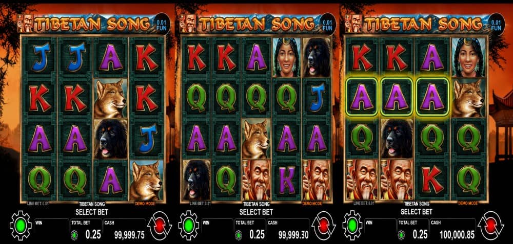 Tibetan Song е слот игра на CT Interactive с 25 линии, Wild, Scatter, Free Games, Gamble функция и максимална печалба до 1000x залога.