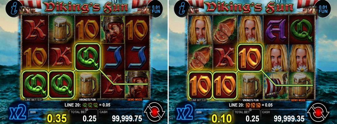 Разгледайте Viking's Fun от CT Interactive – слот с 25 линии, Wild, Scatter, Free Games с два допълнителни Wild символа и печалба до 1000x залога.
