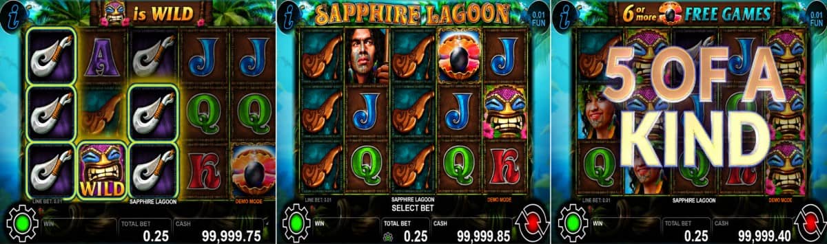 Ревю на Sapphire Lagoon от CT Interactive – Wild, Scatter, безплатни завъртания с x2 множител и максимална печалба до 2000x залога.