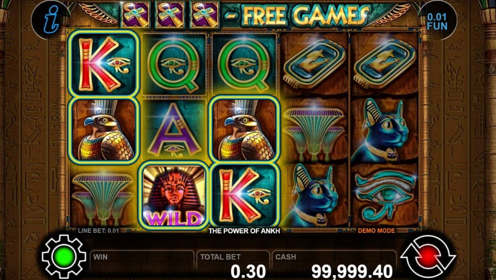 Разгледайте ревю на The Power of Ankh от CT Interactive – Wild, Scatter, безплатни завъртания, Gamble функция и максимална печалба до 9000x.