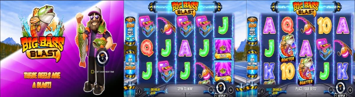 Big Bass Blast е слот от Рийл Кингдъм с риболовна тема, до 9 безплатни завъртания, множители до 10x и печалба до 5000x.