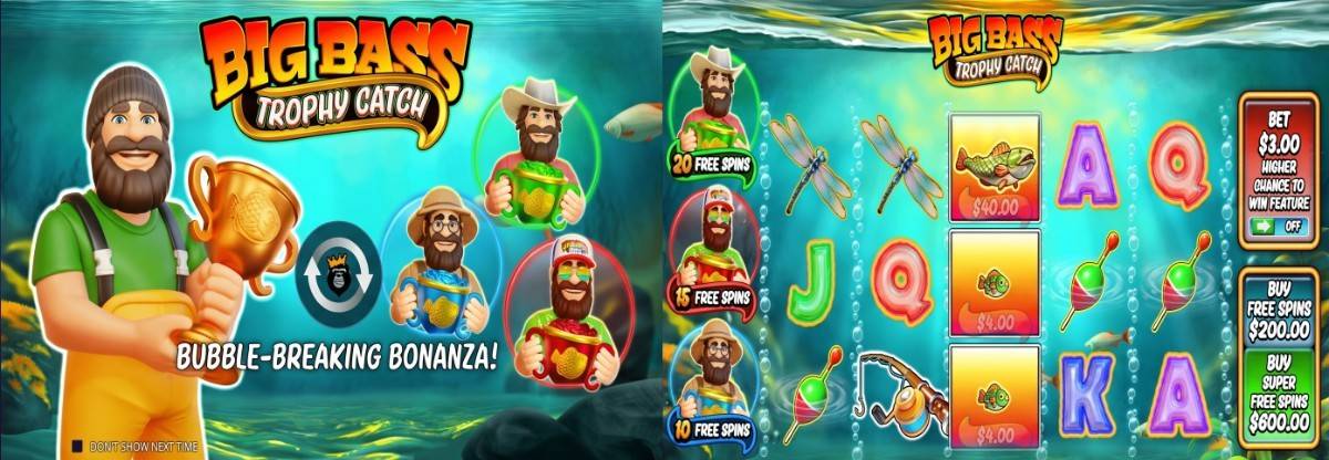 Ревю на играта Big Bass Trophy Catch от Pragmatic Play. Виж символите, бонусите, печалбите и безплатното демо на казино слота. Ревю на играта Big Bass Trophy Catch от Pragmatic Play. Виж символите, бонусите, печалбите и безплатното демо на казино слота.