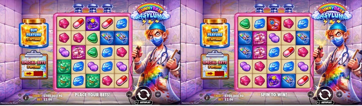Sunnydaze Asylum е слот от Прагматик Плей с каскадни печалби, множители и безплатни завъртания. Вижте символите, бонусите и правилата.