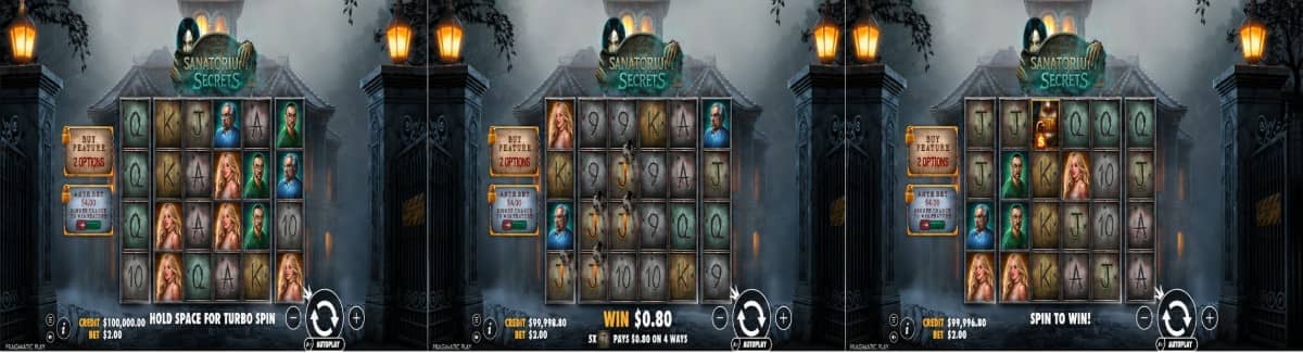 Sanatorium Secrets е мрачен слот от Pragmatic Play с 4096 начина за печалба, множители, пъзел режим и печалба до 10 000x.