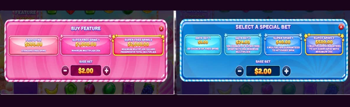 Ревю на Sweet Bonanza 2500 от Pragmatic Play. Виж символите, бонусите и печалбите от казино слота и изпробвай онлайн безплатно демо.