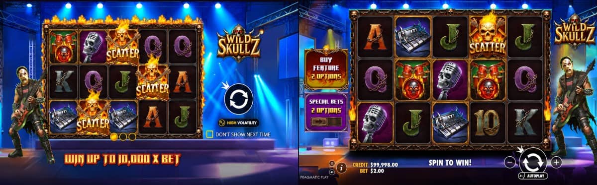 Ревю на играта Wild Skullz от Pragmatic Play. Разгледай символите, бонусите, печалбите и онлайн безплатното демо на казино слота.