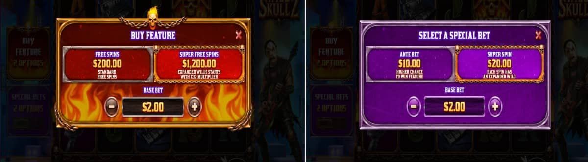 Ревю на играта Wild Skullz от Pragmatic Play. Разгледай символите, бонусите, печалбите и онлайн безплатното демо на казино слота.