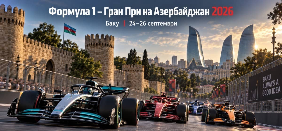 Гран При на Азербайджан 2026: програма и старт във Формула 1