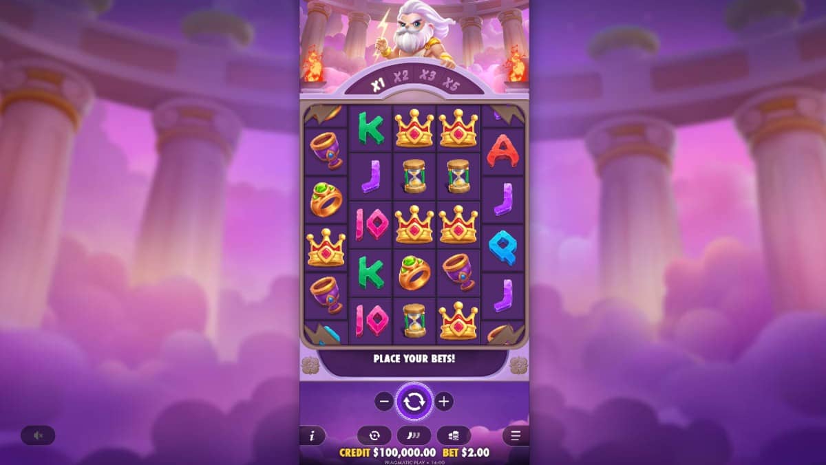 Olympus Wins е слот от Pragmatic Play с 5 барабана, до 2000 начина за печалба, каскади, множители, безплатни завъртания и демо игра.