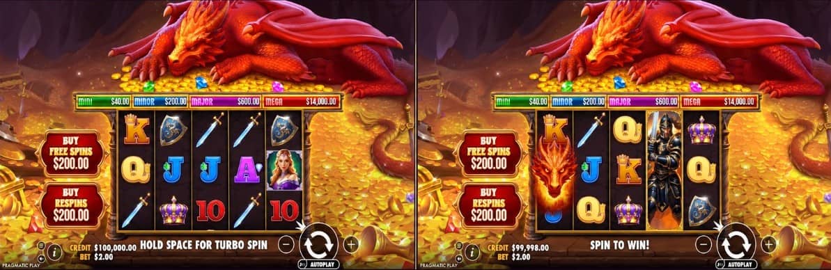 Sleeping Dragon е казино слот на Pragmatic Play с 25 линии, безплатни и повторни завъртания, парични символи и безплатна демо версия.