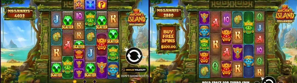 Ancient Island Megaways™ слот от Pragmatic Play е с RTP 96,55%, 117 649 начина за печалба, модификатори, безплатни завъртания и безплатно демо. Ancient Island Megaways™ слот от Pragmatic Play е с RTP 96,55%, 117 649 начина за печалба, модификатори, безплатни завъртания и безплатно демо.