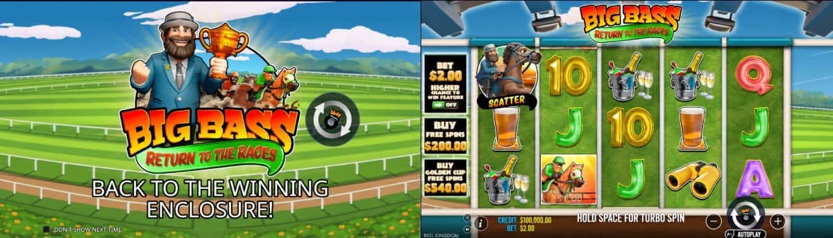 Big Bass Return to the Races слот – казино игра от Pragmatic Play | Демо