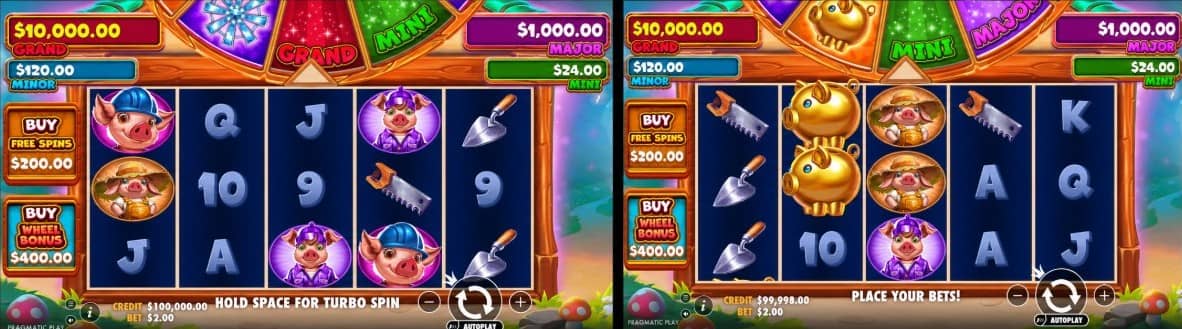 Brick House Bonanza slot от Pragmatic Play е casino слот с RTP 96,50%, 243 начина, Free Spins, Wheel Bonus, джакпоти и безплатно демо.