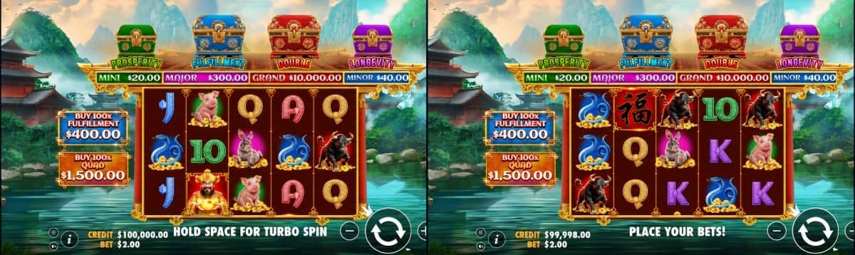 Chests Of Cai Shen – Infinity slot от Pragmatic Play е casino слот с RTP 96,50%, Chest Respins, множители до 100x, 15 000x и безплатно демо.