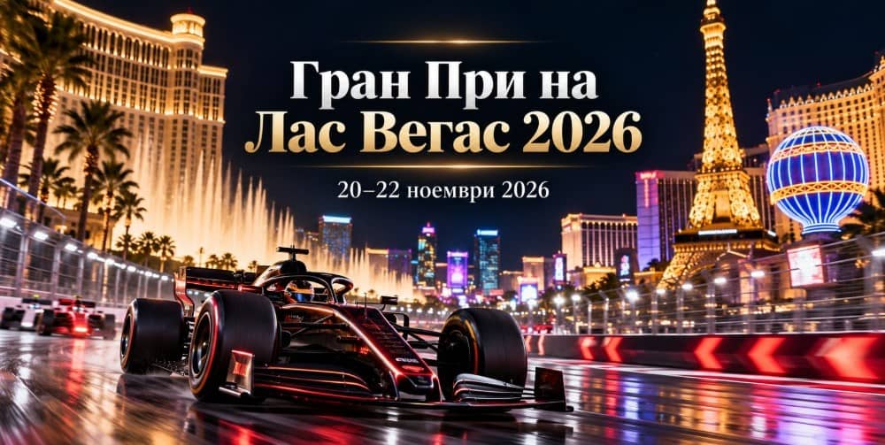 Гран При на Лас Вегас Формула 1 2026: програма, писта и фаворити Гран При на Лас Вегас Формула 1 2026: програма, писта и фаворити