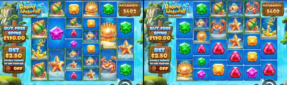 Raging Waterfall Megaways™ е казино слот на Pragmatic Play с до 175 616 начина, каскади, безплатни завъртания, 10 000x и безплатно демо. Raging Waterfall Megaways™ е казино слот на Pragmatic Play с до 175 616 начина, каскади, безплатни завъртания, 10 000x и безплатно демо.