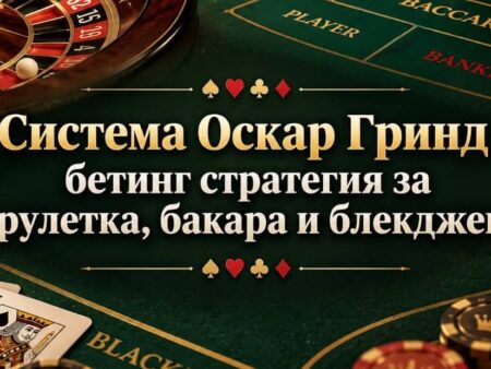 Система Оскар Гринд – бетинг стратегия за рулетка, бакара и блекджек