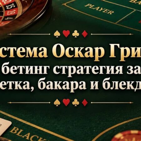 Система Оскар Гринд – бетинг стратегия за рулетка, бакара и блекджек
