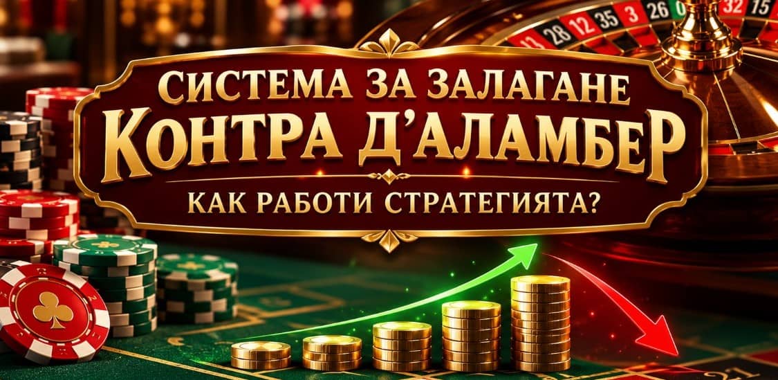 Система за залагане Контра Д'Аламбер – Как работи стратегията? Система за залагане Контра Д'Аламбер – Как работи стратегията?