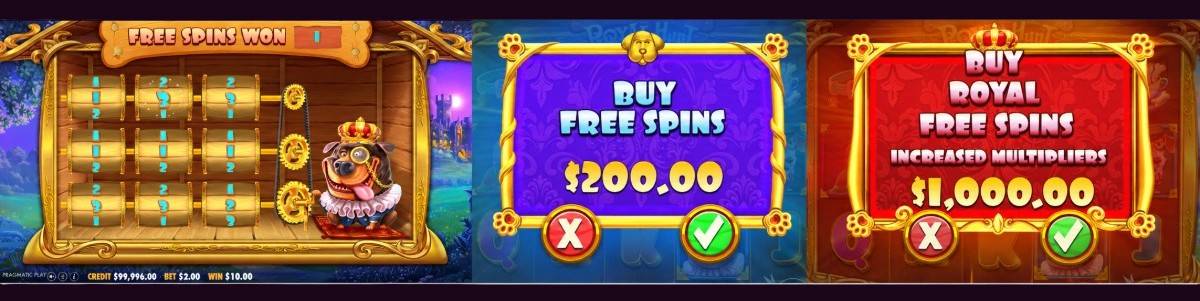 The Dog House – Royal Hunt е casino slot на Pragmatic Play с 20 линии, Sticky Wild множители, до 27 Free Spins и безплатна демо версия. The Dog House – Royal Hunt е casino slot на Pragmatic Play с 20 линии, Sticky Wild множители, до 27 Free Spins и безплатна демо версия.