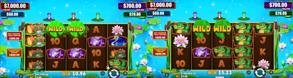 Tiny Toads slot от Pragmatic Play е casino слот с RTP 96,51%, Firefly модификатори, Free Spins, джакпоти до 3500x и безплатно демо.