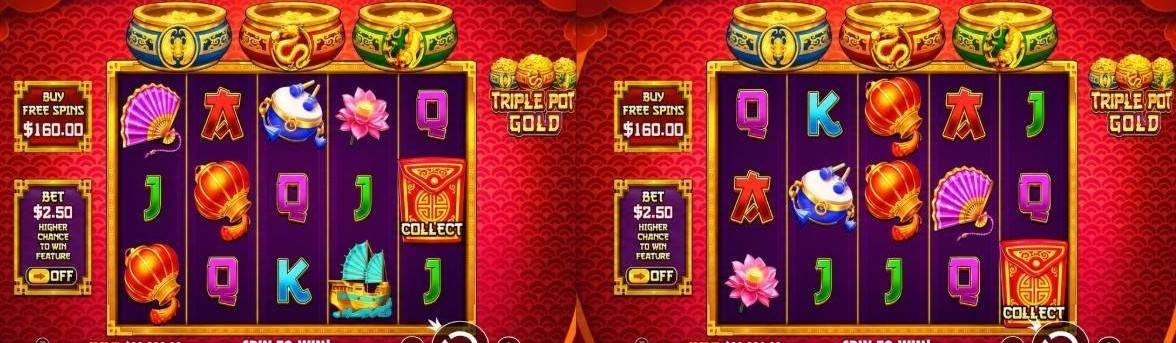 Triple Pot Gold слот от Pragmatic Play е казино игра с 243 начина за печалба, парични символи, множители, RTP 96,02%, безплатни завъртания и безплатно демо.
